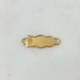 Herraje Nube Virgen Milagrosa 0.55gr / 2.2cm / Oro Amarillo