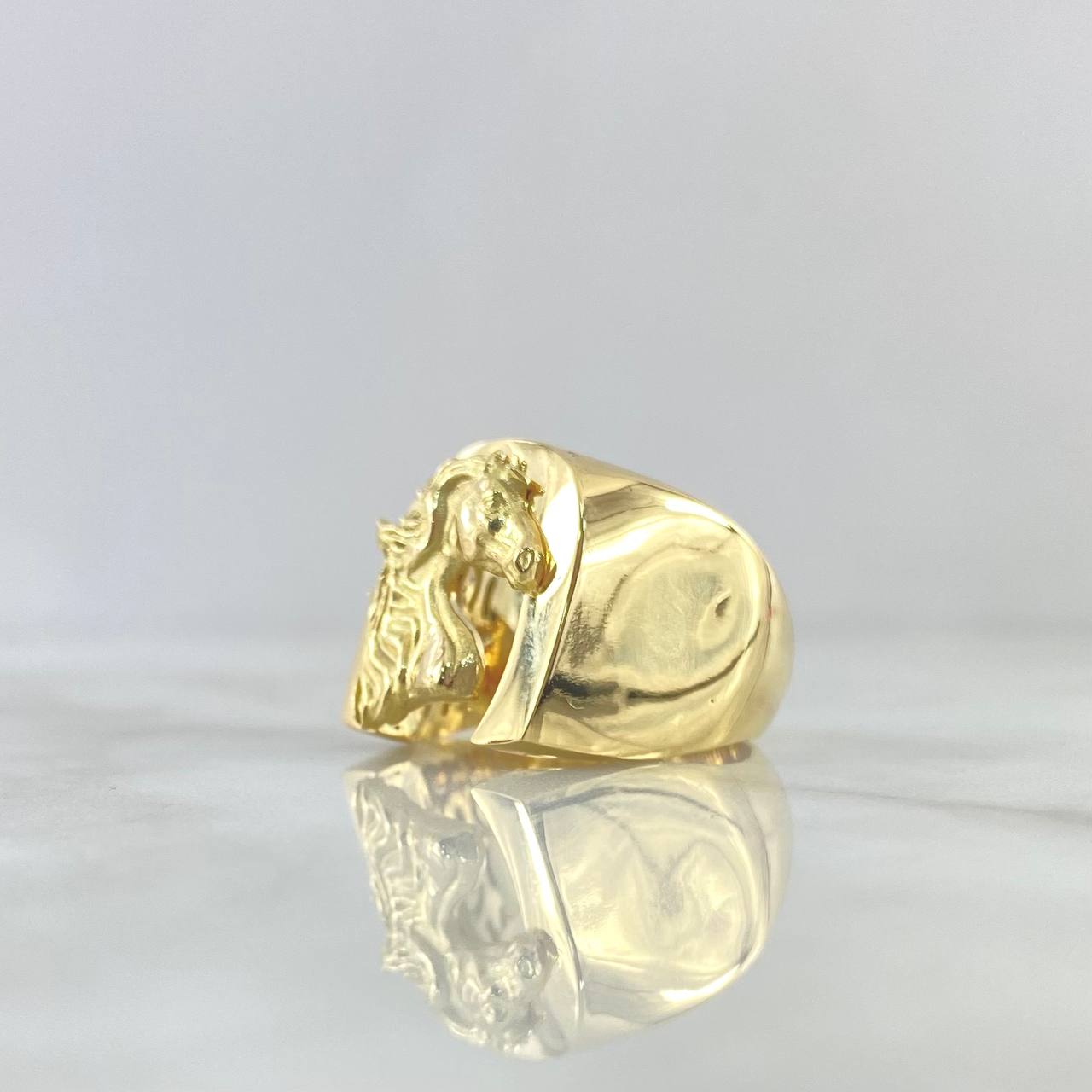 Fabricación Anillo Caballo 20gr / Liso Oro Amarillo 18K