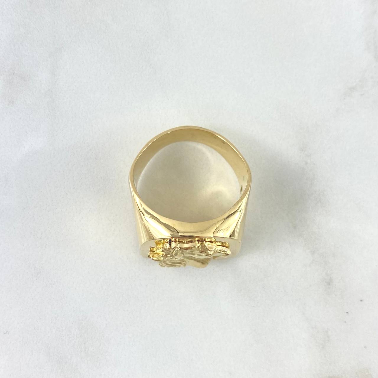 Fabricación Anillo Caballo 20gr / Liso Oro Amarillo 18K