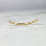 Herraje Tubular 0.7gr / 4cm Oro Amarillo