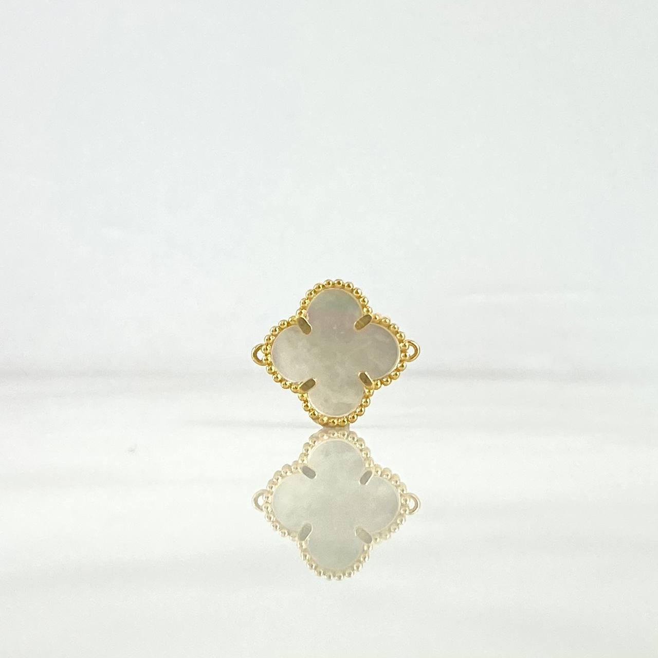 Herraje Trebol VCyA 1.6gr / 1.6cm / Nacar Blanco Oro Amarillo +4