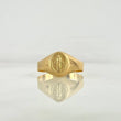 Anillo Sello Virgen Milagrosa 1.4gr / T7 1/4 Oro Amarillo