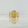 Anillo Sello Herradura Caballo 3.35gr / T9 / Oro Amarillo