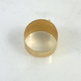 Anillo Cristo 3.4gr / T9 1/2 / Texturizado Oro Amarillo