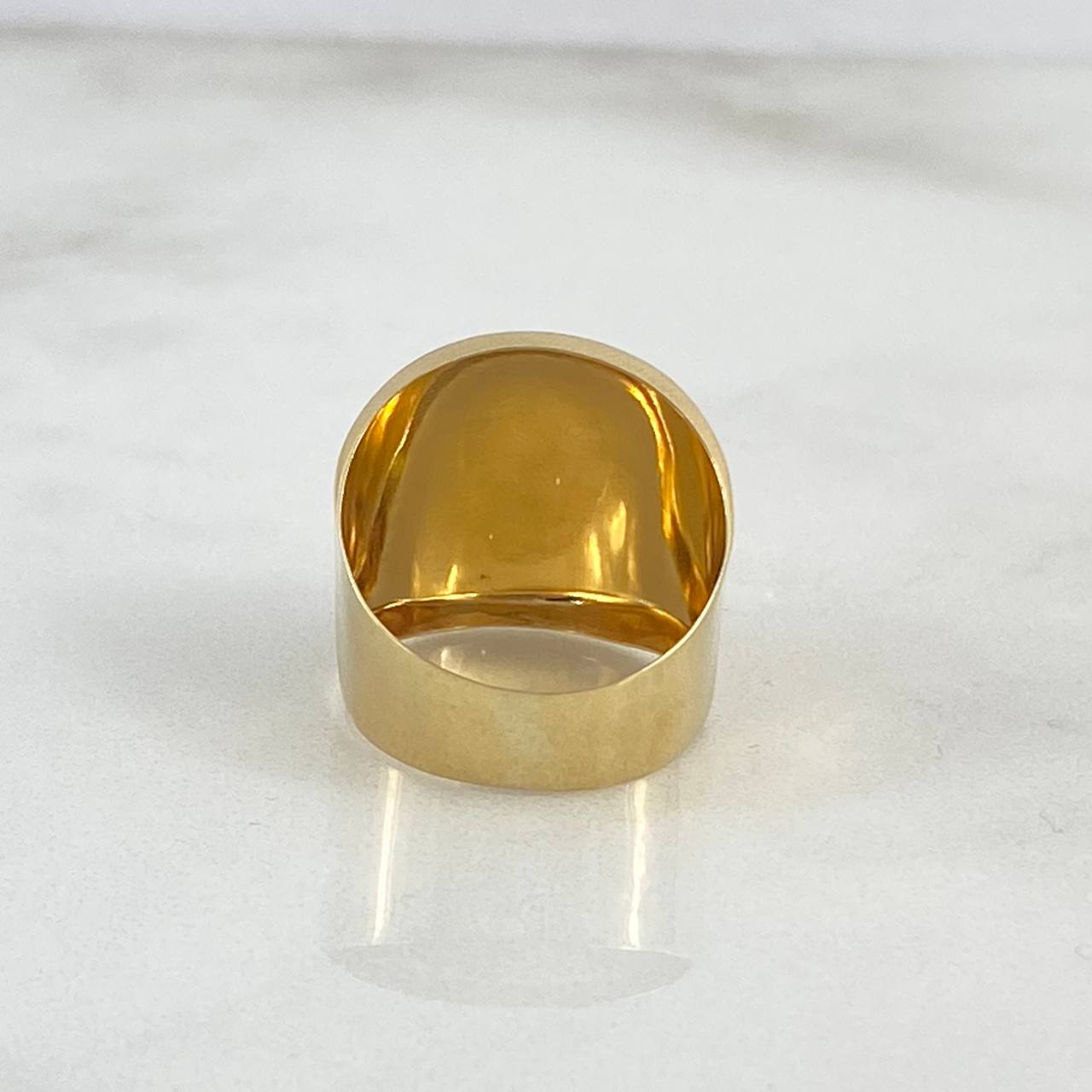 Anillo Sello Liso 3.15gr / T8 1/4 / Oro Amarillo