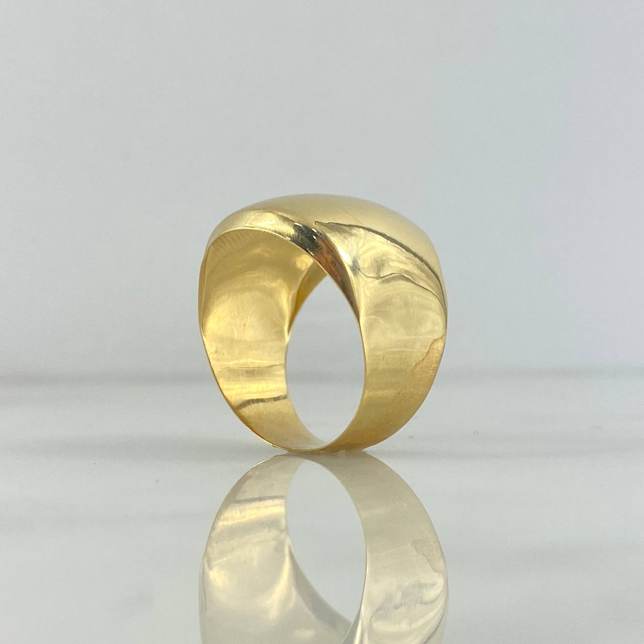 Anillo Sello Liso 3.15gr / T8 1/4 / Oro Amarillo