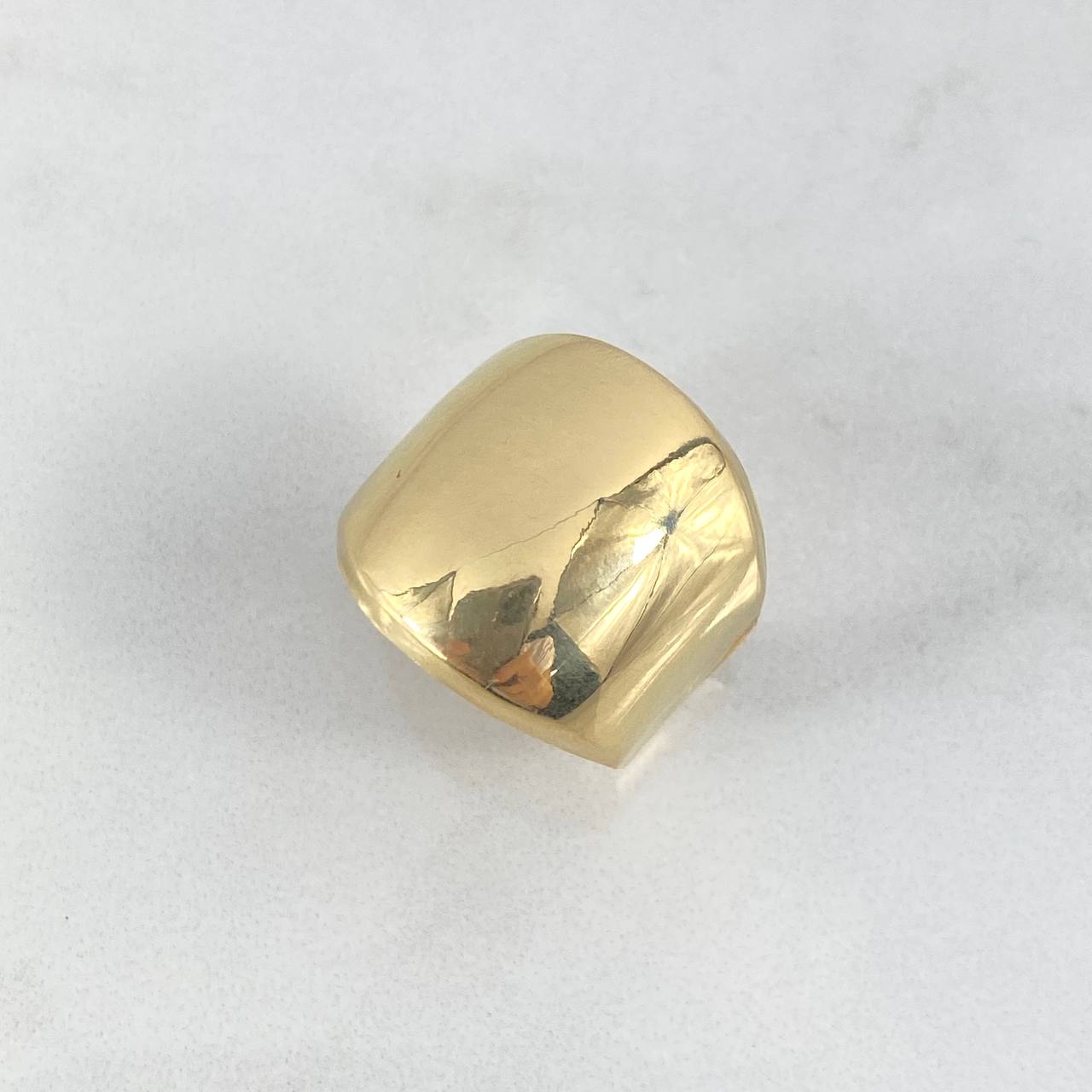 Anillo Sello Liso 3.15gr / T8 1/4 / Oro Amarillo