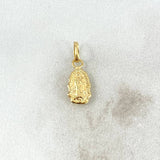 Dije Virgen Guadalupe 0.25gr / 1.5cm / Silueta Oro Amarillo