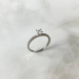 Anillo Corona Real Doble Solitario 15s 4.4gr / T6 / Circones Blancos Dos Oros Amarillo Blanco