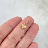 Dije Corazon 15s 0.35gr / 1.3cm / Oro Amarillo