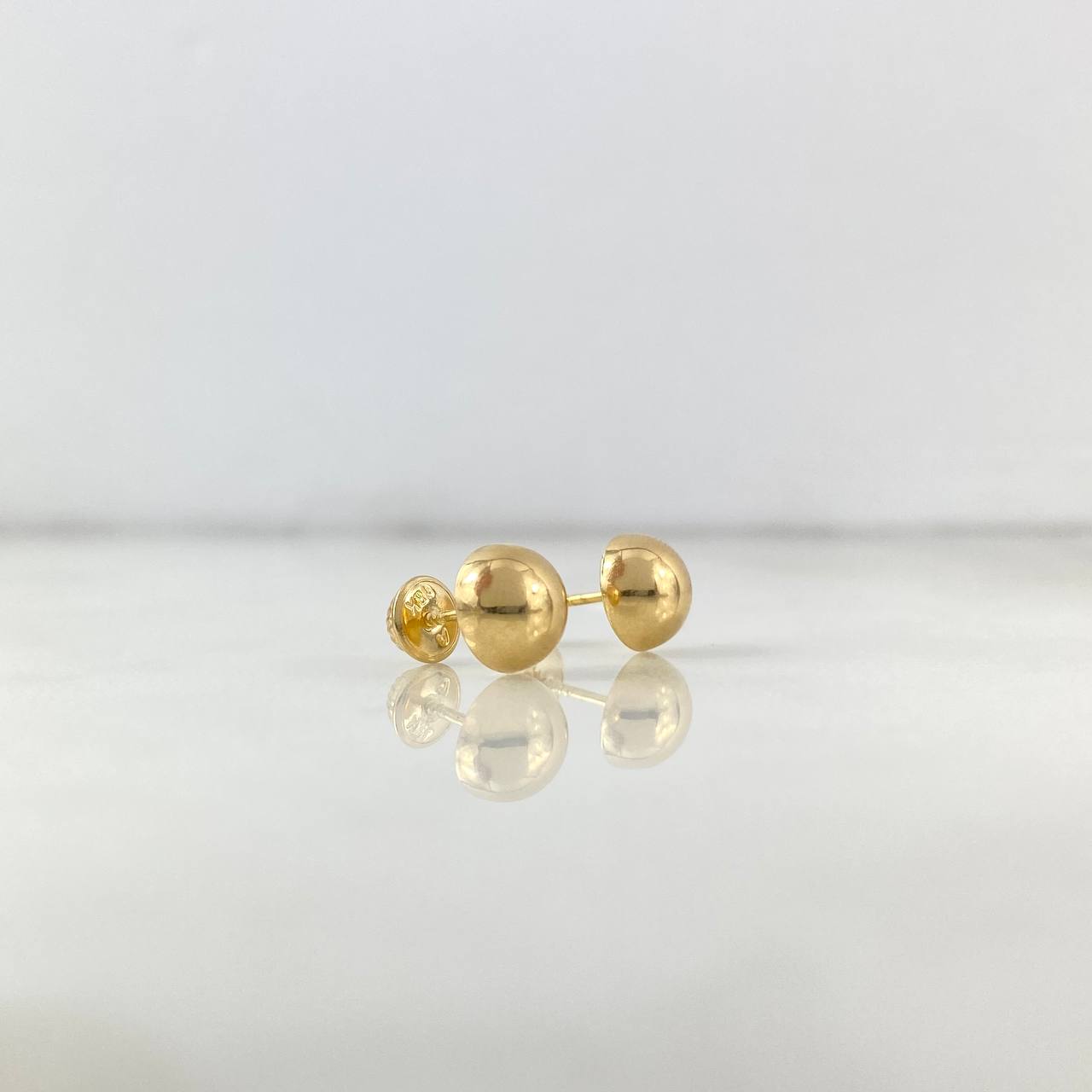 Topos Media Bola 8mm / 0.7gr Lisa Oro Amarillo