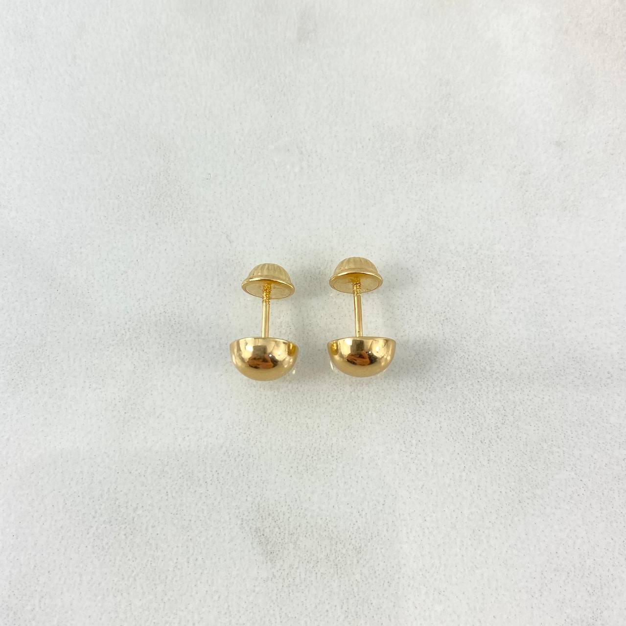 Topos Media Bola 7mm 0.65gr / Lisa Oro Amarillo *