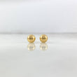 Topos Media Bola 7mm 0.65gr / Lisa Oro Amarillo *