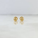 Topos Media Bola 5mm 0.5gr Lisa Oro Amarillo