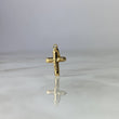 Dije Cristo Cruz 0.55gr / 2.3cm Troquelado Oro Amarillo