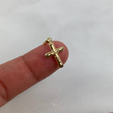 Dije Cristo Cruz 0.55gr / 2.3cm Troquelado Oro Amarillo