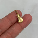 Dije Bolsa De Dinero 0.65gr / 2.2cm Oro Amarillo