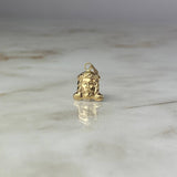 Dije Rostro Cristo 0.7gr / 2cm Mate Oro Amarillo