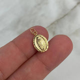 Dije Virgen Guadalupe 0.5gr / 2cm Troquelado Oro Amarillo