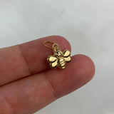 Dije Abeja 0.6gr / 1.7cm Troquelado Oro Amarillo