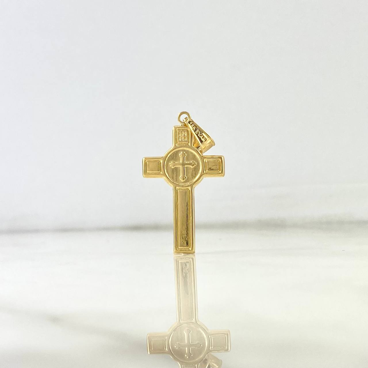 Dije Cruz Cristo 2.4gr / 4.3cm / Oro Amarillo