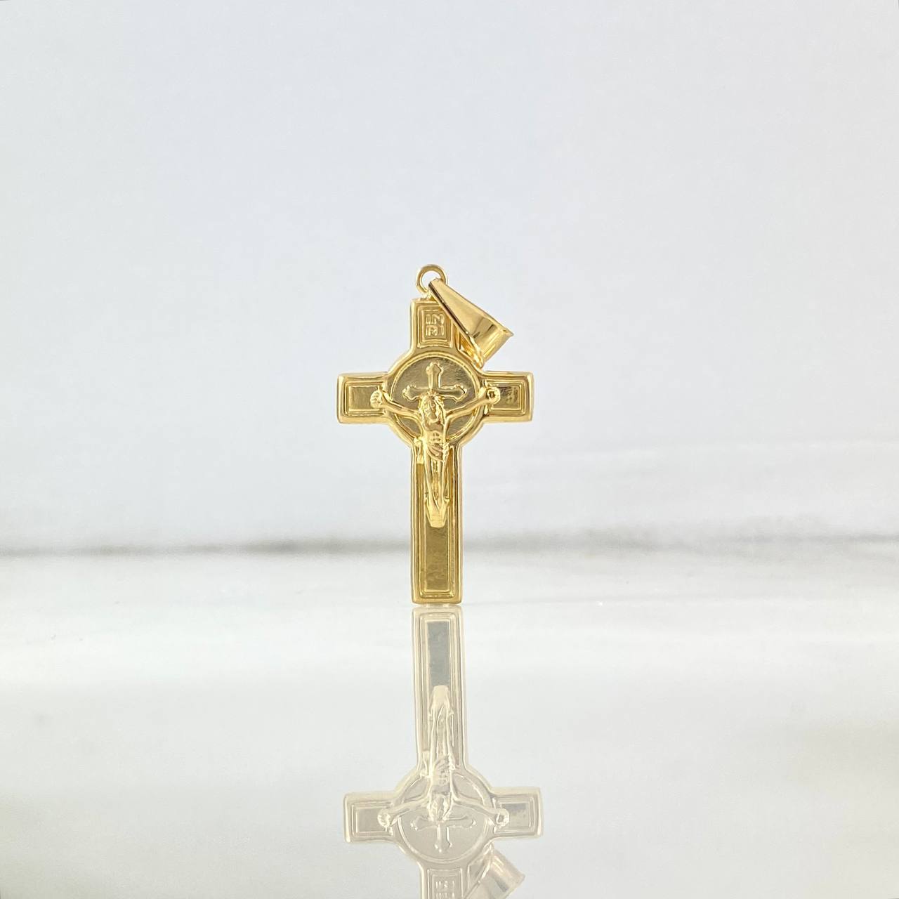 Dije Cruz Cristo 2.4gr / 4.3cm / Oro Amarillo