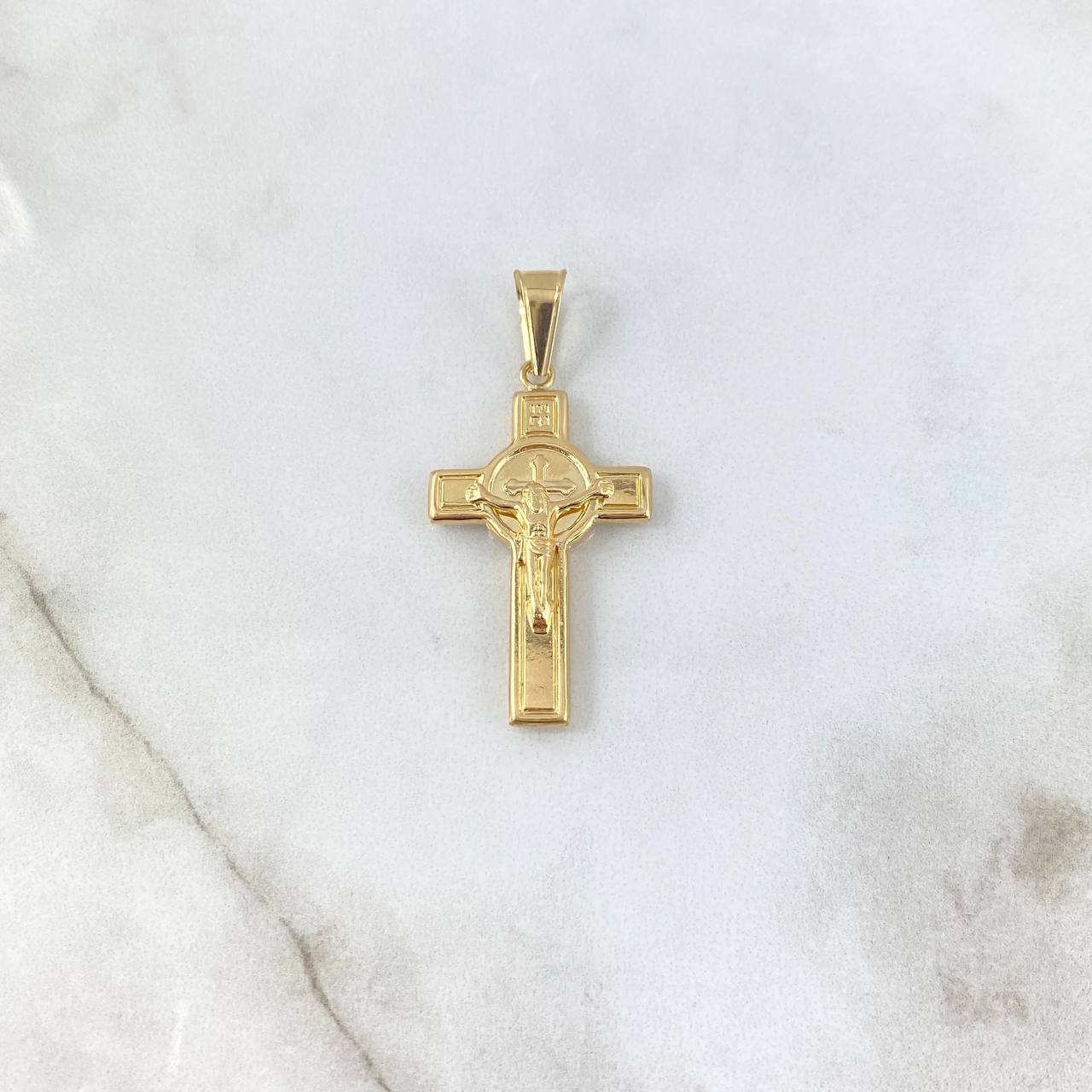 Dije Cruz Cristo 2.4gr / 4.3cm / Oro Amarillo