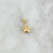 Dije Estrella 0.6gr / 2cm / Troquelada - Cargador Liso Oro Amarillo