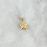 Dije Estrella 0.4gr / 1.7cm / Troquelado Oro Amarillo ©