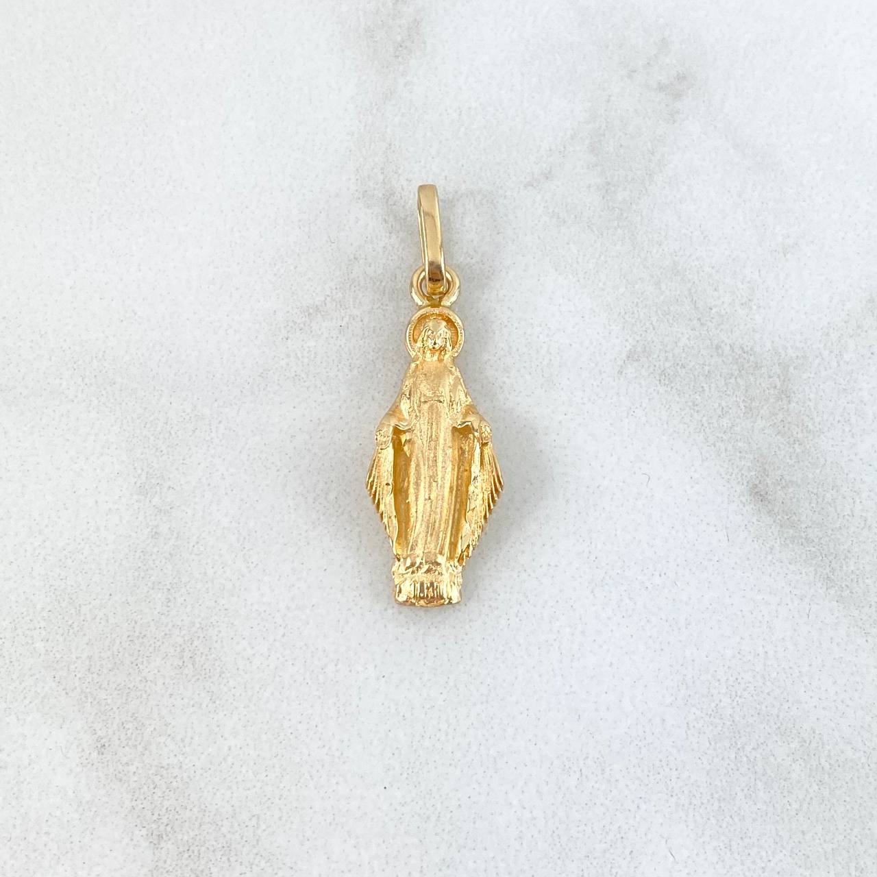 Dije Virgen Milagrosa 2.15gr / 2.8cm / Mateada Oro Amarillo