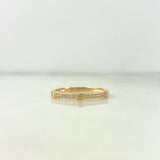 Anillo Tornillos De Orion 1.8gr / T5 1/2 / Circones Blancos Oro Amarillo