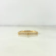 Anillo Tornillos De Orion 1.75gr / T7 1/2 / Circones Blancos Oro Amarillo *