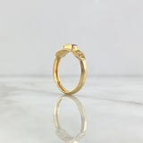 Anillo Sello Cristo 1.55gr / T6 3/4 / Oro Amarillo