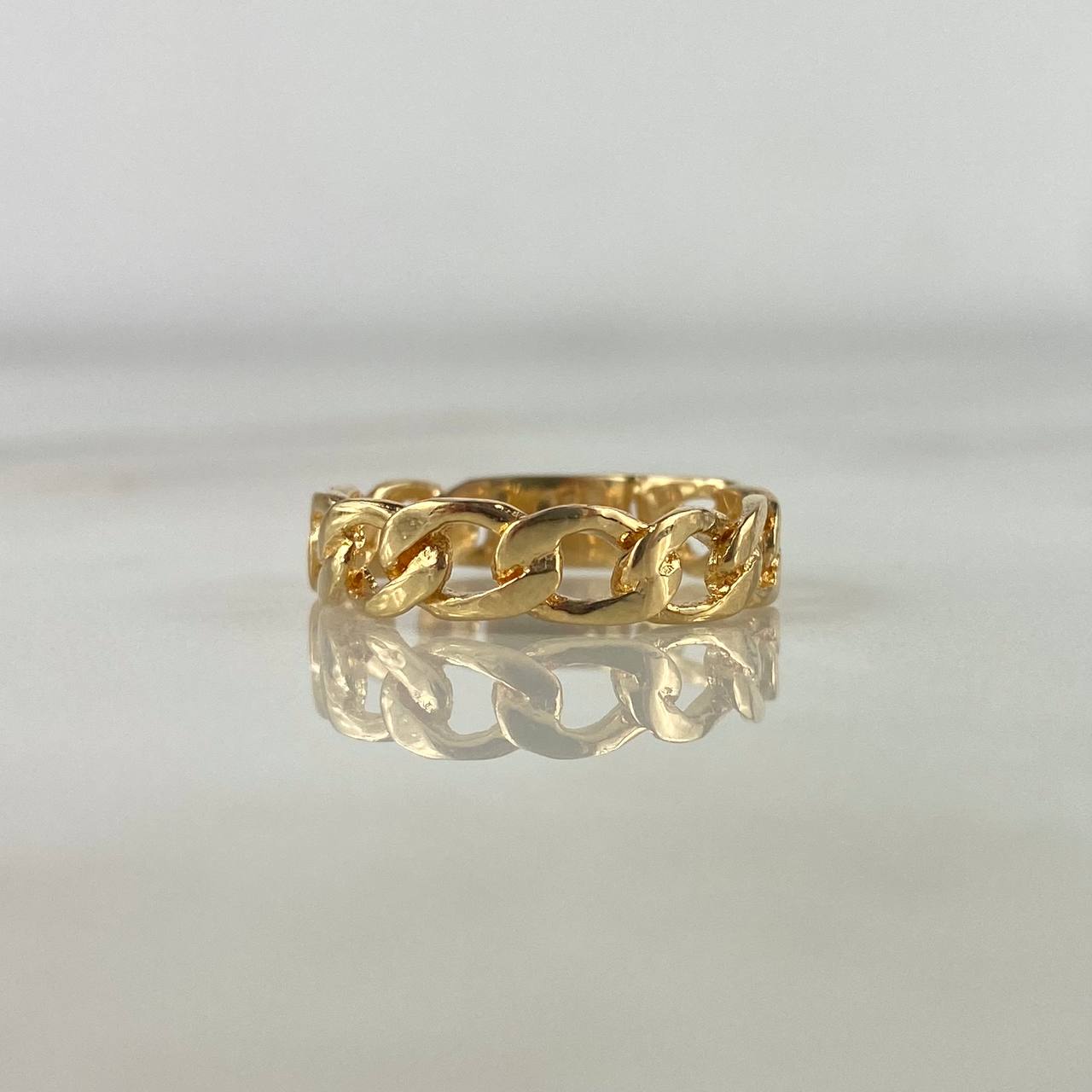 Anillo Cubano 3.05gr / T6 / Oro Amarillo