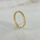 Anillo Cubano Tibetano 1.05gr / T5 1/2 / Oro Amarillo