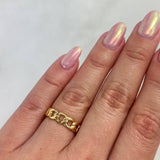 Anillo Cubano 3.05gr / T6 / Oro Amarillo