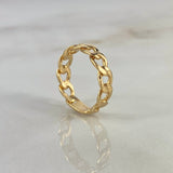 Anillo Cubano 3.05gr / T6 / Oro Amarillo