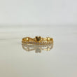 Anillo Linea De Corazones 1.55gr / T6 / Oro Amarillo