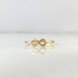 Anillo Infinito 1.3gr / T7 3/4 / Oro Amarillo