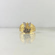 Anillo San Miguel Arcangel 4.95gr / T10 1/2 / Texturizado Tres Oros