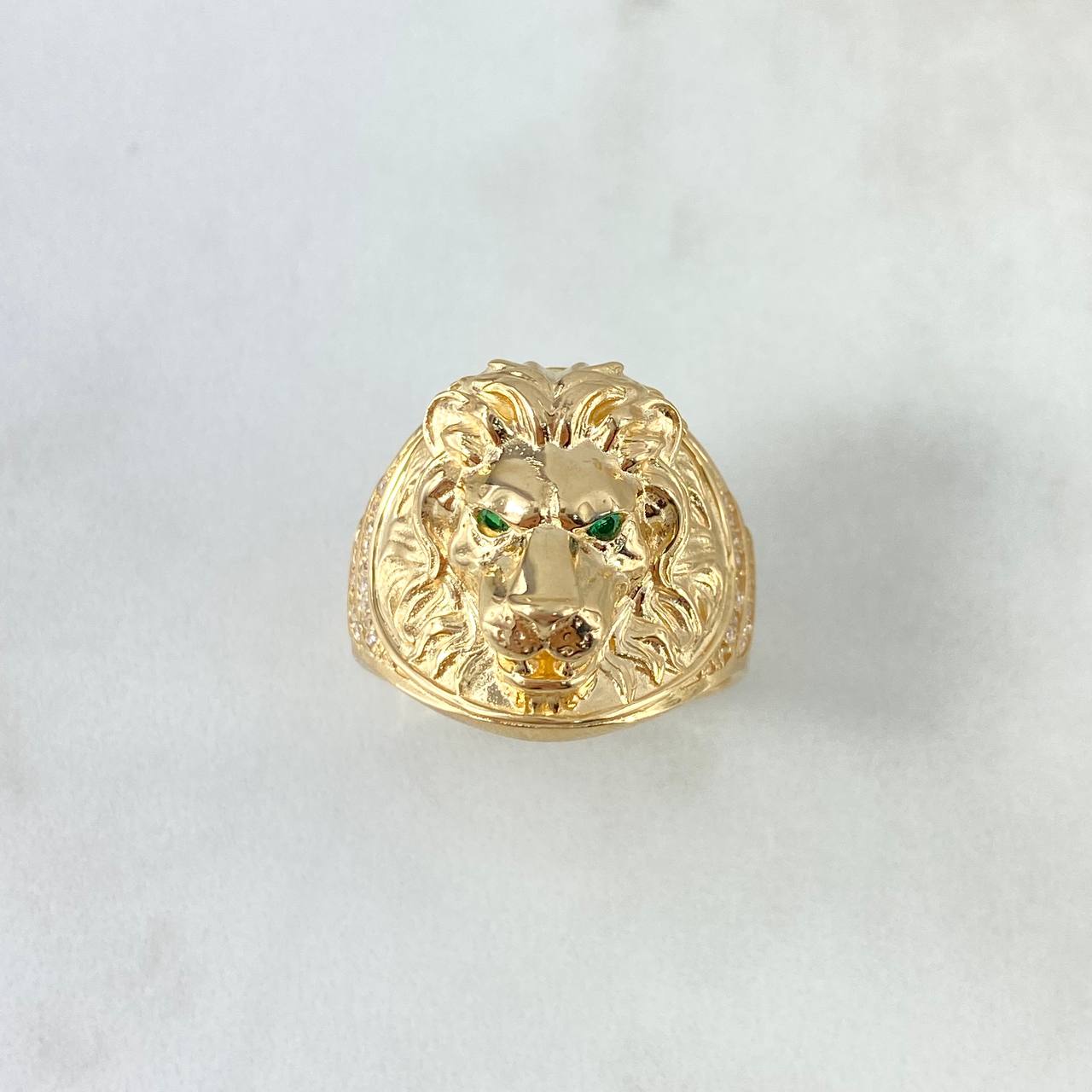 Anillo de leon de oro sale