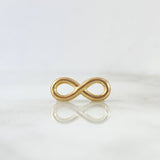 Herraje Infinito 0.5gr / 1.5cm / Silueta Troquelada Oro Amarillo