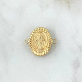 Herraje Virgen Milagrosa 1.55gr / 2.2cm / Troquelada Oro Amarillo ©