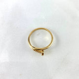 Anillo Clavo CT 2.6gr / T6 1/4 / Oro Amarillo