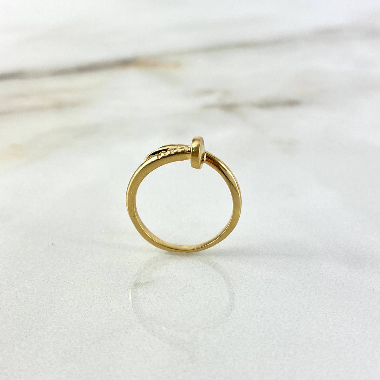 Anillo Clavo CT 2.6gr / T5 1/2 / Oro Amarillo