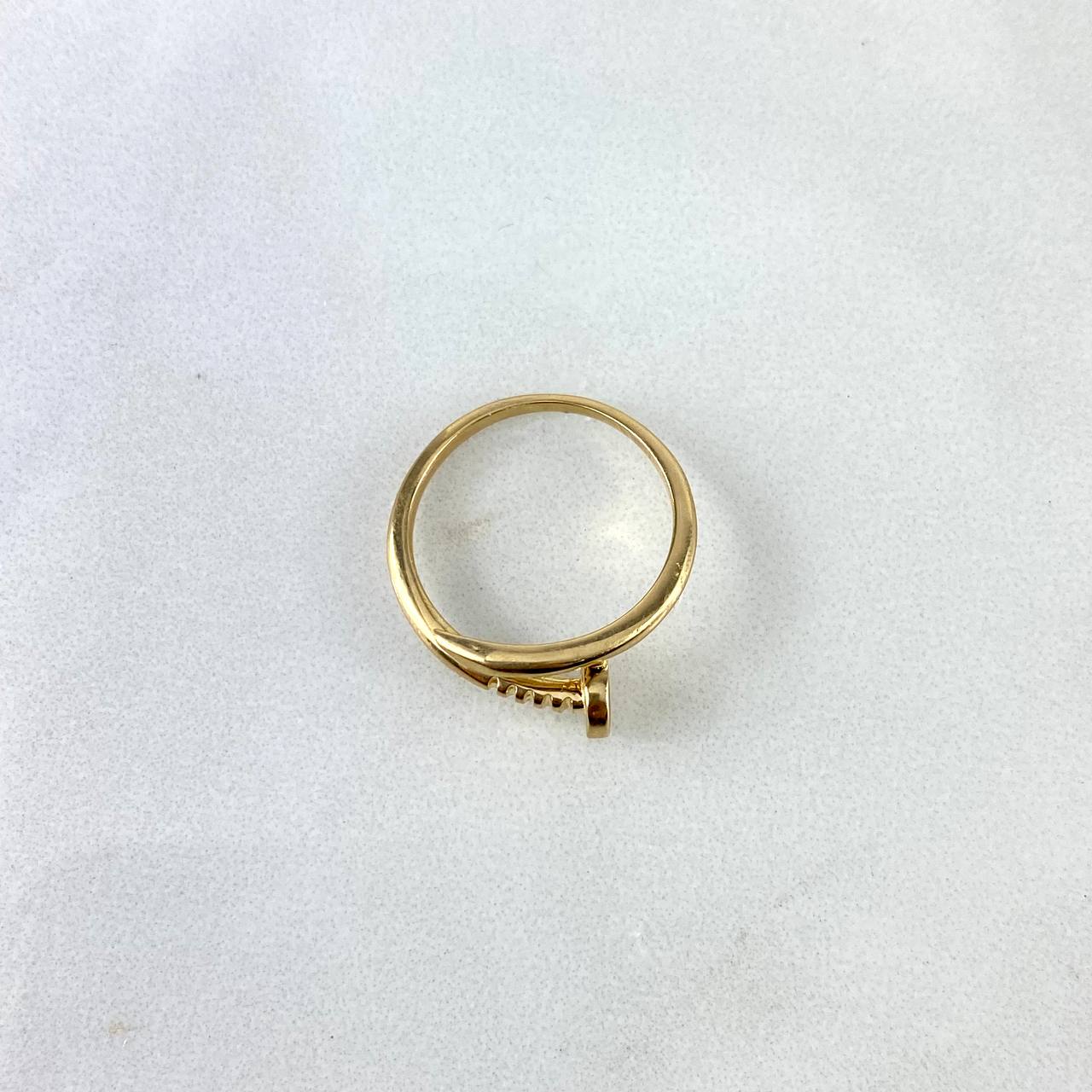 Anillo Clavo CT 2.6gr / T6 1/4 / Oro Amarillo