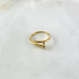 Anillo Clavo CT 2.4gr / T4 3/4 / Oro Amarillo