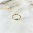 Anillo Solitario 1.55gr / T8 1/4 / Circon Blanco Oro Amarillo