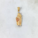 Dije Virgen del Carmen 5.75gr / 4.5cm / Circones Blancos Tres Oros