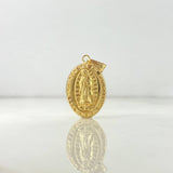 Dije Virgen Guadalupe 1.65gr / 3cm / Troquelado Oro Amarillo